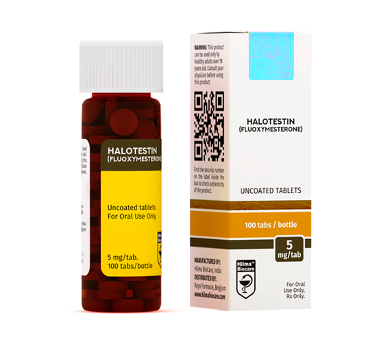 Halotestin 100tabs/5mg/tab