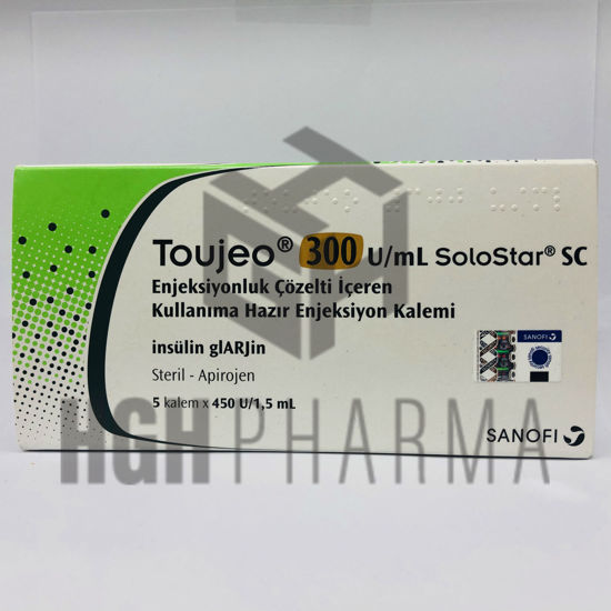 Toujeo Solostar 300 IU/ml 1.5ml 5 Pens